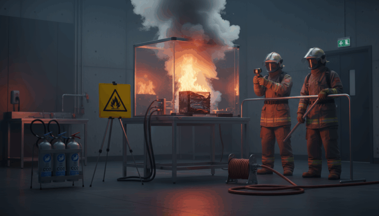 Lithium-Ion Battery Fire