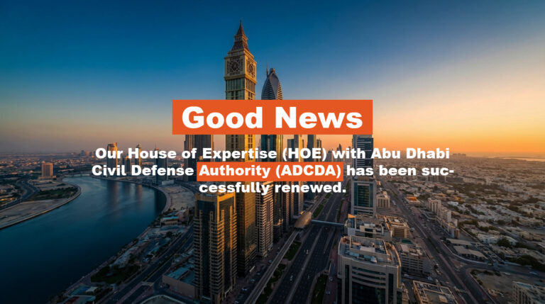 Renewal of our Abu Dhabi Civil Defense Authority (ADCDA)