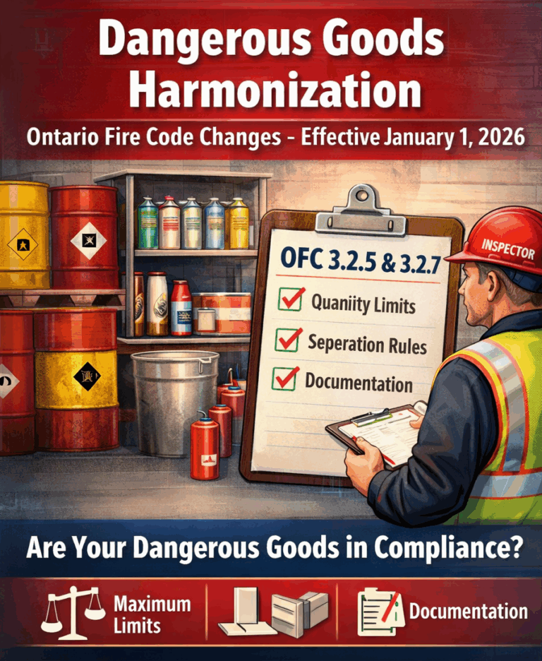 Dangerous Goods Harmonization Under the Ontario Fire Code